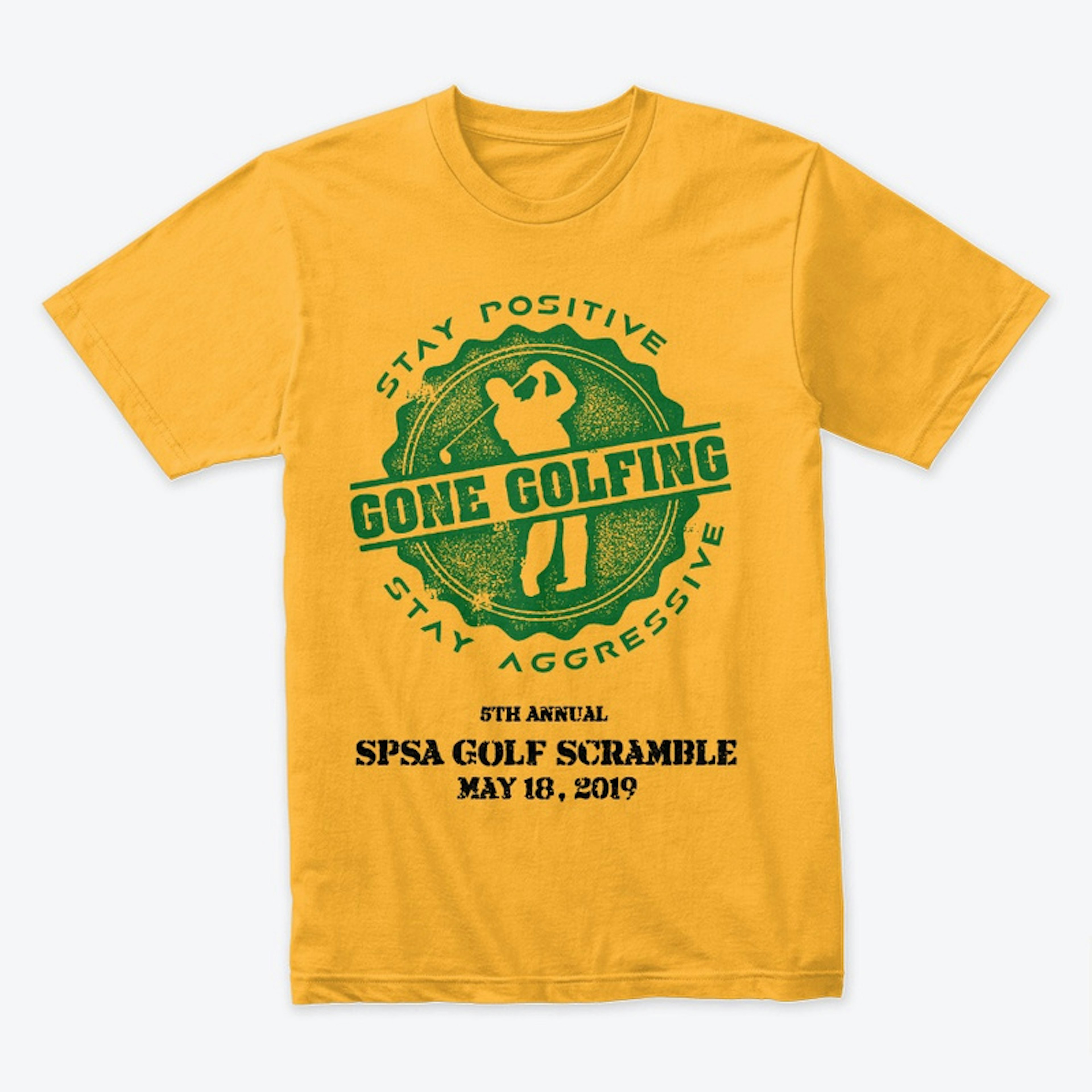 SPSA 2019 Gone Golfing Scramble Tshirt1